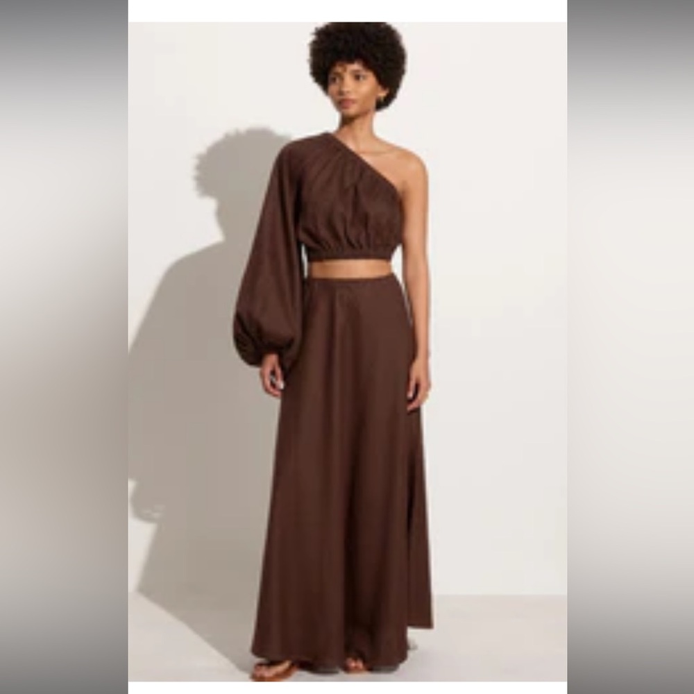 Faithfull the Brand Chocolate Maxi Dress